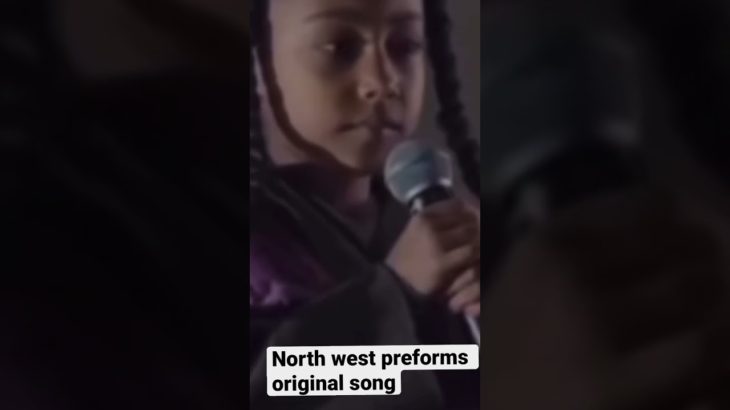 North west performs at Yeezy fashion show #youtubeshorts #reels #northwest