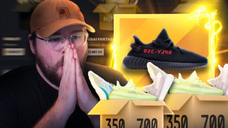 SO MANY YEEZY PULLS ON THE 350 to 700 CASE! (HUGE PROFIT)