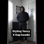 Styling YZY x Gap Black Hoodie                           #styling #gap #yzy #yeezy #fashion