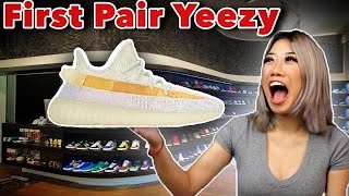 Surprising her with her FIRST PAIR Yeezy 350 V2