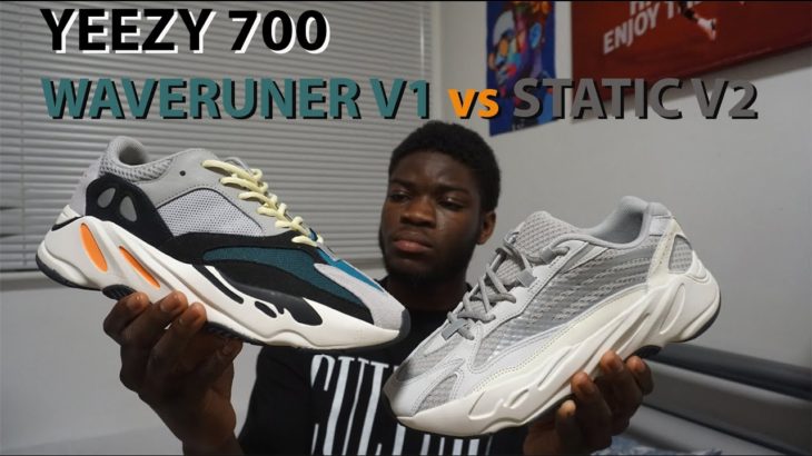 Which Yeezy’s are better? Yeezy V1 Waverunner & Yeezy V2 Static In Hand Review and On Foot #yeezy