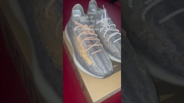 Yeezy Boost 380 Mist FX9764 – Which laces look better?