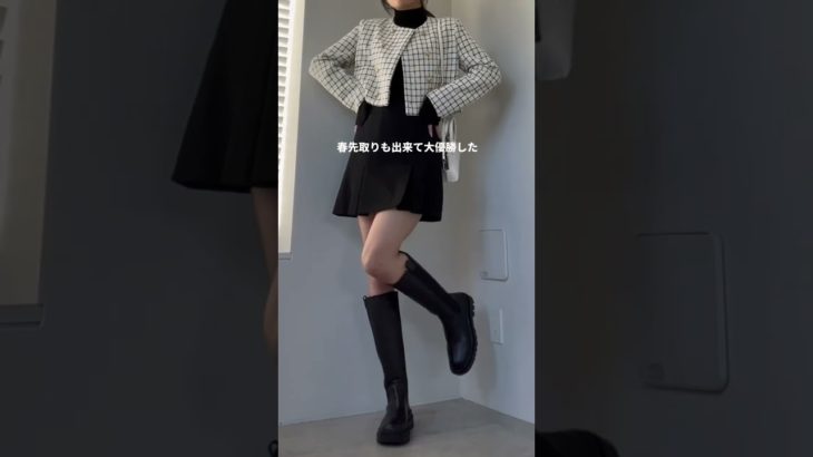 【流行りのジャケット着てみたら…】なんかこの服装韓国アイドルの私服みたいじゃない？☺️(伝われ)