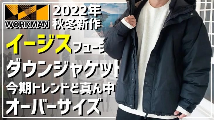 【ワークマン】イージスフュージョンダウンジャケット 2022年秋冬 大本命ブラック【オーバーサイズ】
