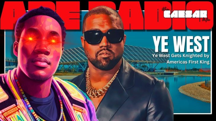 Americas First King Knights Ye West from the House of Yeezy | #thecaesarlife
