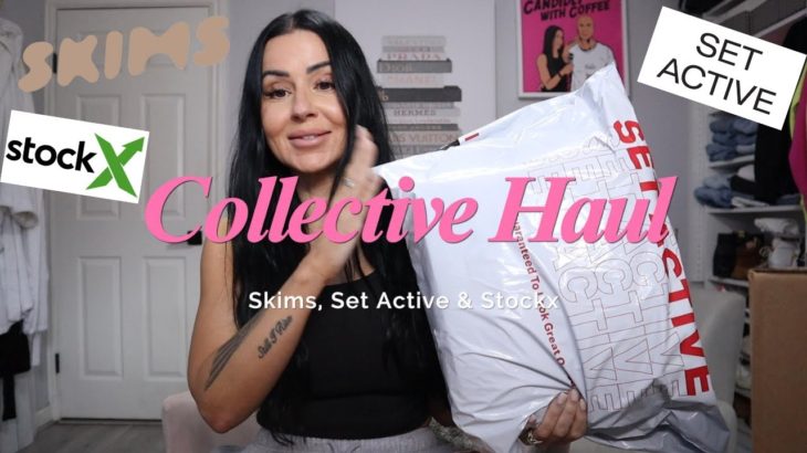 Collective Haul | SKIMS, SET ACTIVE & STOCKX Yeezy Slides | 2023 Try-On