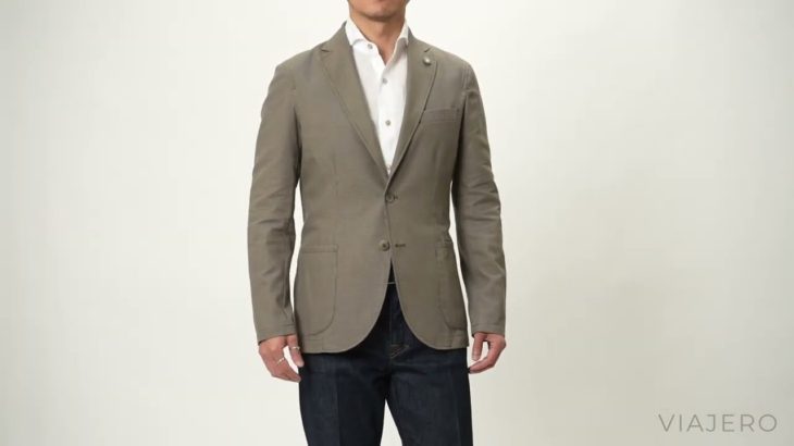 【Giannetto】シャツメーカーが手がける軽快なジャケット シャツジャケット 2023SS 春夏 チェック 千鳥格子 コットン リネン Giannetto CORALLO JACKET メンズ