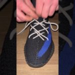 How to make your yeezy lace | sneaker lace | shoe tie tutorial | cool way for laceing #shorts