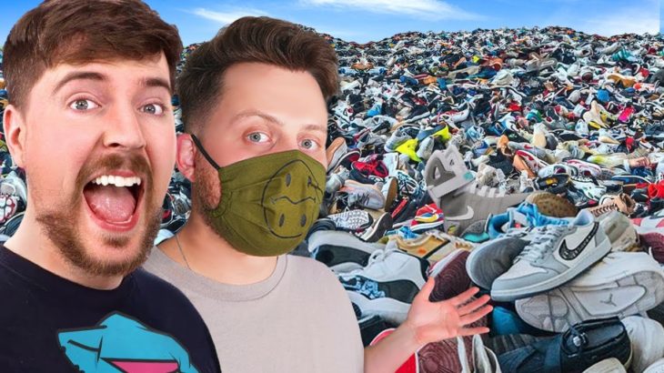 I Gave Away 20,000 Shoes With Mr. Beast