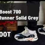 [JUST, ON FOOT] Adidas Yeezy Boost 700 Wave Runner Solid Grey