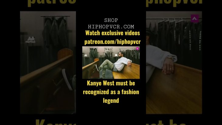 Kanye West must be recognized as a fashion legend #kanyewest #kanye #yeezy #hiphopvcr #hiphop #rap