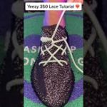 New Adidas Yeezy Boost 350 Shoelace Tutorial