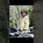 SIMSON女子！　#シンプソン女子 #シンプソンのある風景 #シンプソンヘルメット #シンプソンジャケット