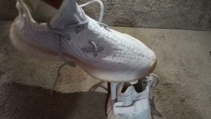 Sepatu Full White Adidas Yeezy 350 Size 40