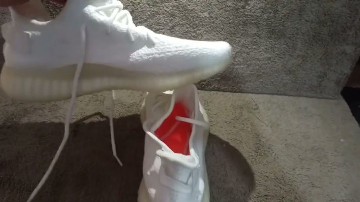 Sepatu Full White Adidas Yeezy 350 Size 43