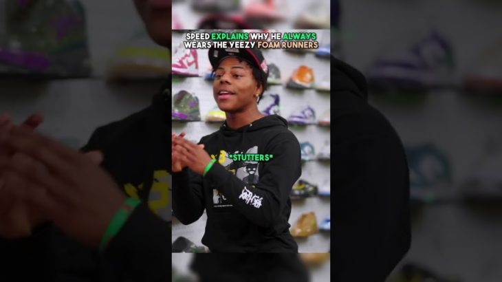 Speed Reveals the Reasons Behind His Yeezy Foam Runner Obsession #shorts