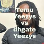 Temu Yeezy dark glows vs dhgate avalah Yeezys review