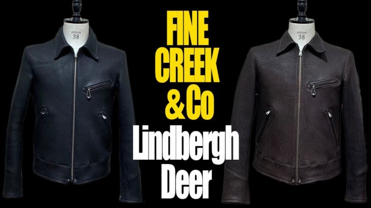【革ジャン・FINE CREEK＆Co/2023新作】5周年記念限定製作レザージャケットLindbergh Deerサイズ感と仕様について