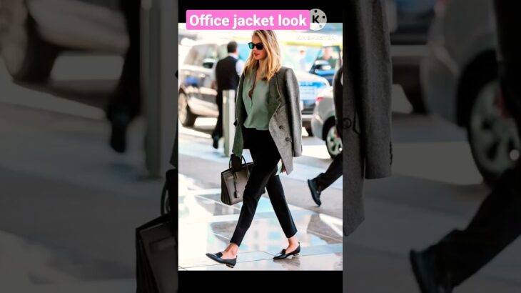 Office jacket look women #shorts #viral #trending  #fashion