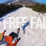 Skiing the North Face Black Diamond (Free Fall) on Mount Snow, VT