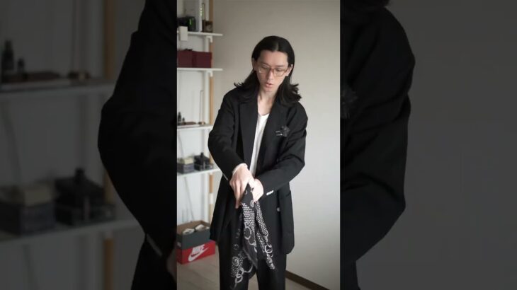 【ジャケット×スカーフ】都内セレクトショップ バイヤーによるコーディネート紹介 #メンズファッション #春コーデ #grwm