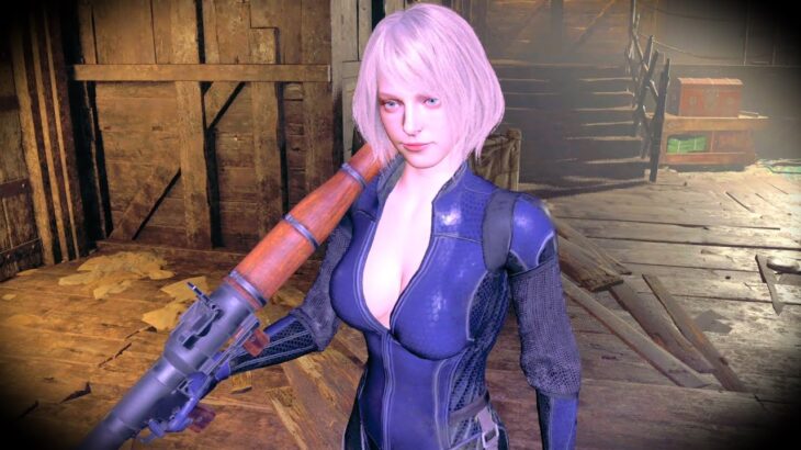 アシュリーバトルスーツ ジルバレンタイン バイオハザードRE4  Resident Evil4 Remake Jill Valentine Battlesuit for Ashley mod