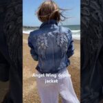 Denim Angel Wing jacket now online, shop with us at www.southoftheriver.co.uk
