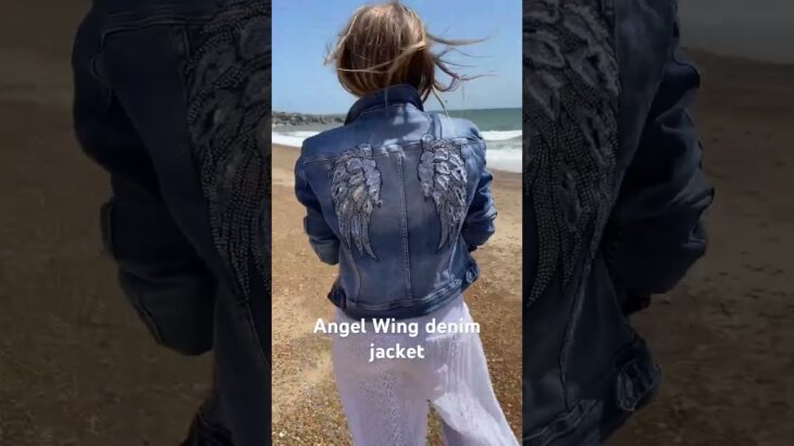 Denim Angel Wing jacket now online, shop with us at www.southoftheriver.co.uk