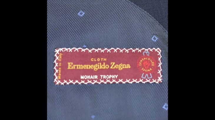 フルオーダージャケット Ermenegildo Zegna MOHAIR TROPHY