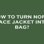 How to turn north face jacket into bag?