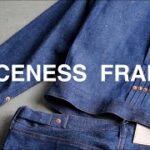 【デニムジャケット】やっっと見つけた　NICENESS FRANK  ナイスネス フランク　　　　　　　　　　　　　　トリプルプリーツブラウス　リーバイス levi’s 古着　ビンテージ　ヴィンテージ
