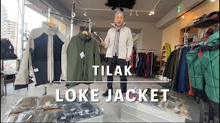 【TILAK】LOKE JACKET ベンタイルコットン採用したスタンドカラータイプのジャケット