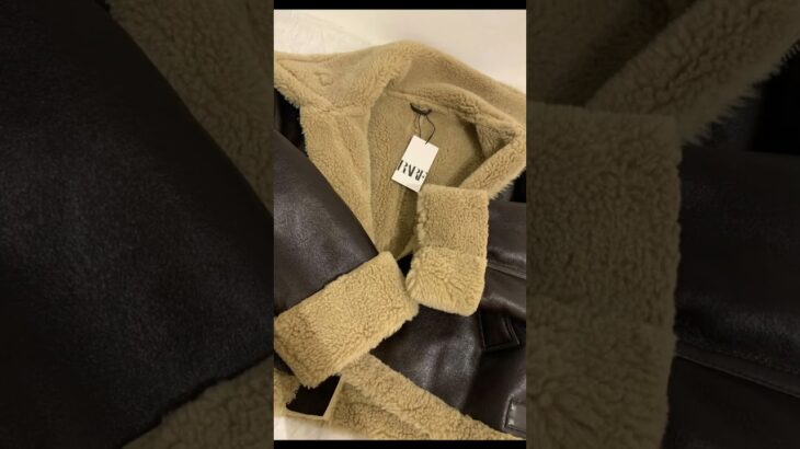 Zara faux leather jacket from Aliexpress ✨🫶🏽