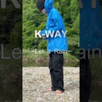 #shorts K-way #lookbook 　レインジャケット