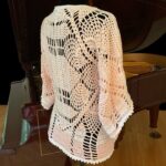 Crochet Short Sleeve Hexagon Jacket with Pinapple Motive (adjustable size) part 2🌴🌴