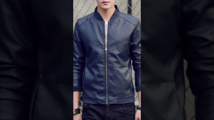 Make a Bold Style Statement with DIMUSI Mens Leather Jacket #shorts #fashion #style