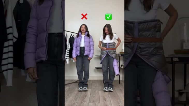 The Viral New Best Jacket Hack Ever! Must See Fun Fashion Hacks! #trending #viral #fashion #hack 💃🏻🥰