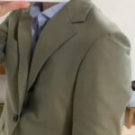 correct the cotton jacket コットンジャケットの補正 テーラード コットンジャケット tailored sewing tutorial 23-4