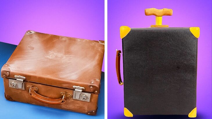 ヴィンテージ・スーツケースを極限まで修復し、現代的な驚きをもたらす
