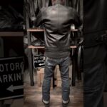 【Ad9R】オールドレーサーを彷彿とさせるデザインのレザージャケット。#カドヤ #KADOYA #革ジャン #バイク  #leather #バイクウェア #shorts