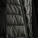 H&M | Men’s Shiny Lightweight Puffer Jacket Light Green