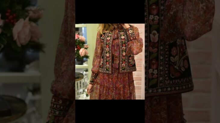 Koti style frock & kurti Designs ideas 2023 jacket style dress for girls | dress design2023 #ytshort