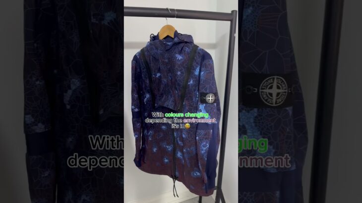 Stone Island Thermosensitive heat reactive change in colour jacket 🫡