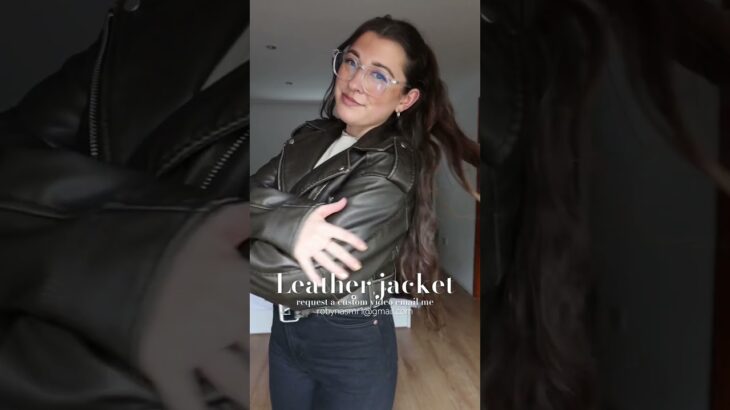 she’s in the green leather jacket #leatherhugs #relaxation email me for a custom