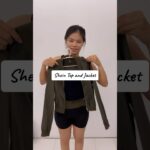 How I style Shein top and jacket😎