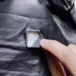 How to repair a hole in a faux leather jacket in a simple and easy way