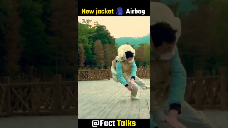 This jacket airbag can save your life 😲 | #youtubeshorts #shorts