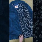 【UNPACKING】コーデュロイ　藍染ビンテージフレンチワークジャケット #karakubuy