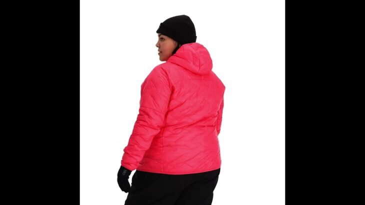 Womens Plus size puffer jacket – Outdoor Research Superstrand Lt Hoodie Jelly Pink #plussize