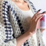 【かぎ針編み】ショートジャケット風ノーカラーカーディガンの編み方【crochet】